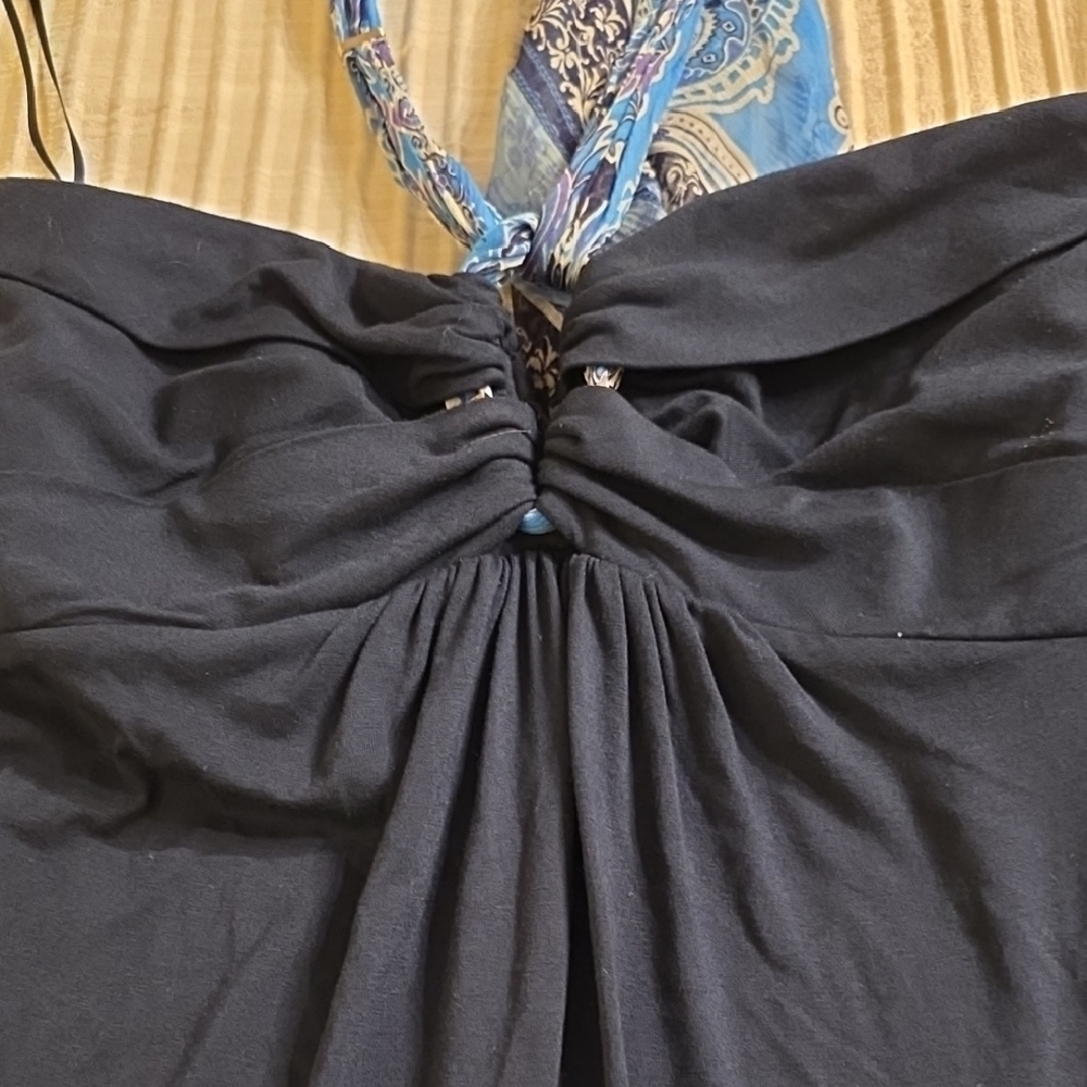 Cache Navy Blue Backless Dress - Picture 13 of 16
